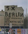 5 x Berlin: Cyan, Anschlaege, Fons Hickmann M 23, Atak, Angela Lorenz