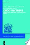 Ordo inversus: Formen und Funktionen einer Denkfigur um 1800