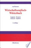Wirtschaftsenglisch-Wörterbuch: Englisch-Deutsch · Deutsch-Englisch