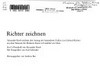 Richter zeichnen: Alexander Roob zeichnet den Auszug des Stammheim-Zyklus von Gerhard Richter aus dem Museum für Moderne Kunst in Frankfurt am Main ; ein CS-Protokoll von Alexander Roob ; [Szenenwechsel XVIII (29. 9. 2000 - 4. 3. 2001)]