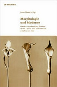 Morphologie und Moderne: Goethes "anschauliches Denken" in den Geistes- und Kulturwissenschaften seit 1800