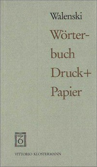 Wörterbuch Druck + Papier