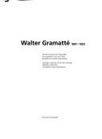 Walter Gramatté: 1897-1929 ; Werkverzeichnis der Ölgemälde
