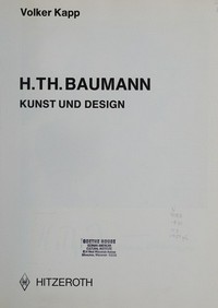 H. Th. Baumann: Kunst und Design
